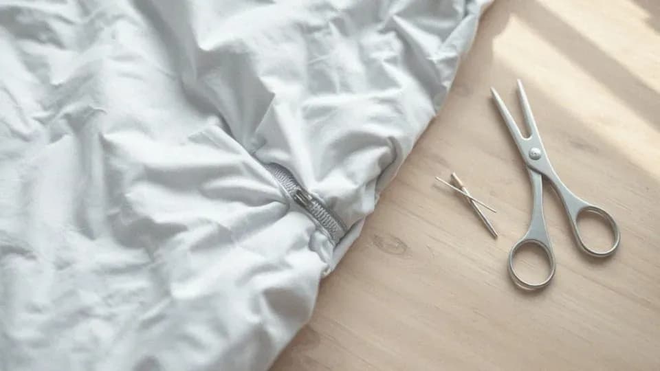 Jak naprawić plastikowy zamek w pościeli i uniknąć kosztownej wymiany